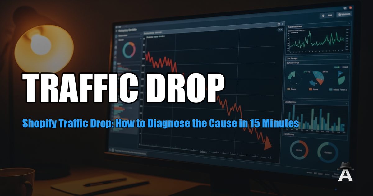 Shopify Traffic Drop: How to Diagnose the Cause in 15 Minutes