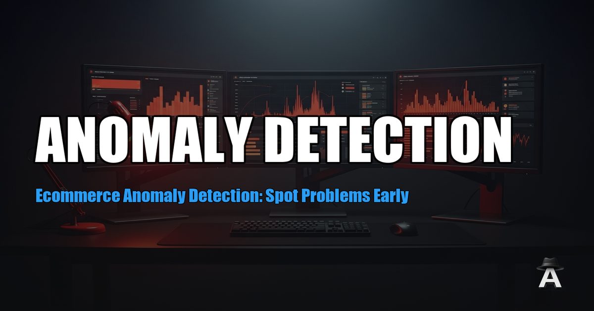 Ecommerce Anomaly Detection: Spot Problems Early