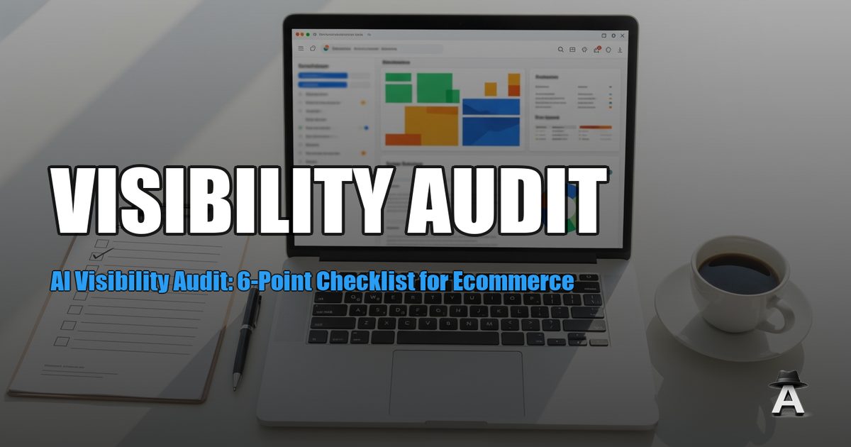 AI Visibility Audit: 6-Point Checklist for Ecommerce