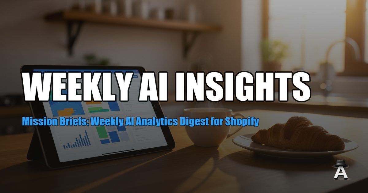 Mission Briefs: Weekly AI Analytics Digest for Shopify