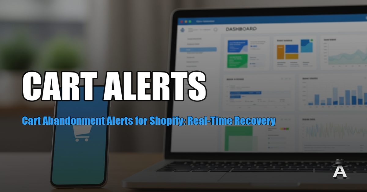 Cart Abandonment Alerts for Shopify: Real-Time Recovery