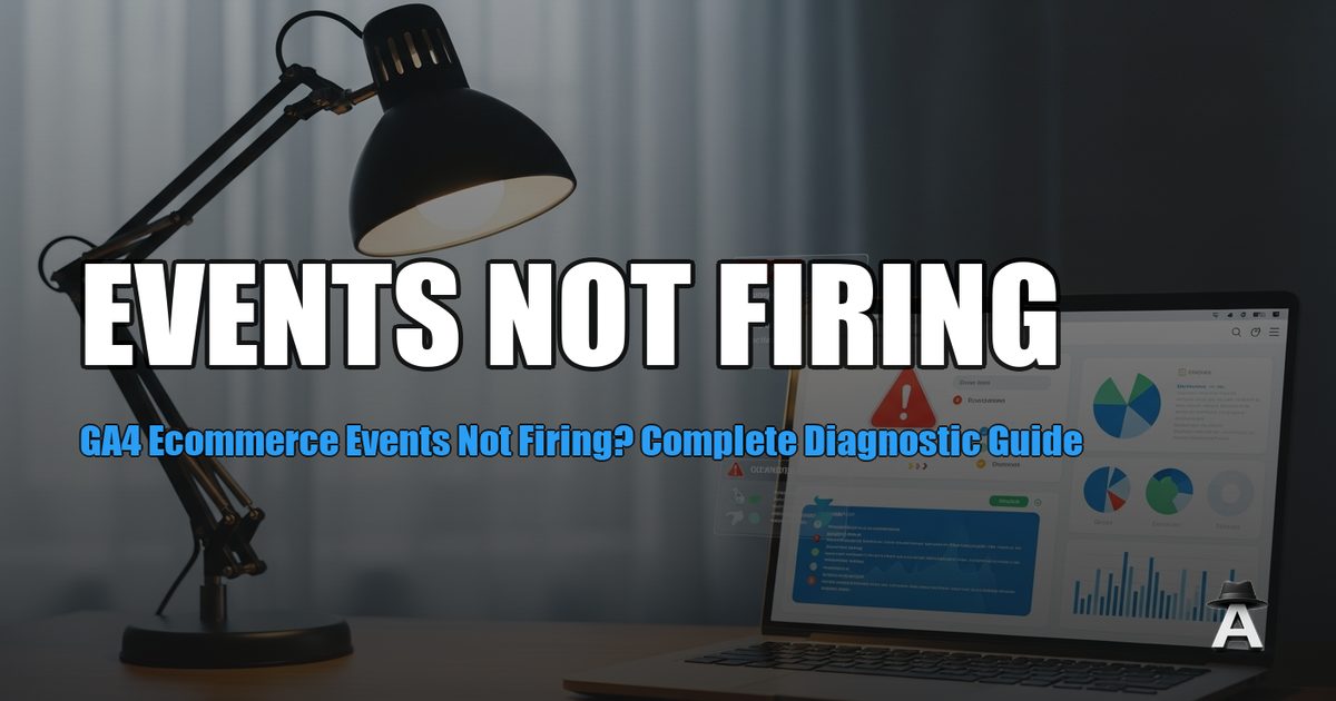 GA4 Ecommerce Events Not Firing? Complete Diagnostic Guide